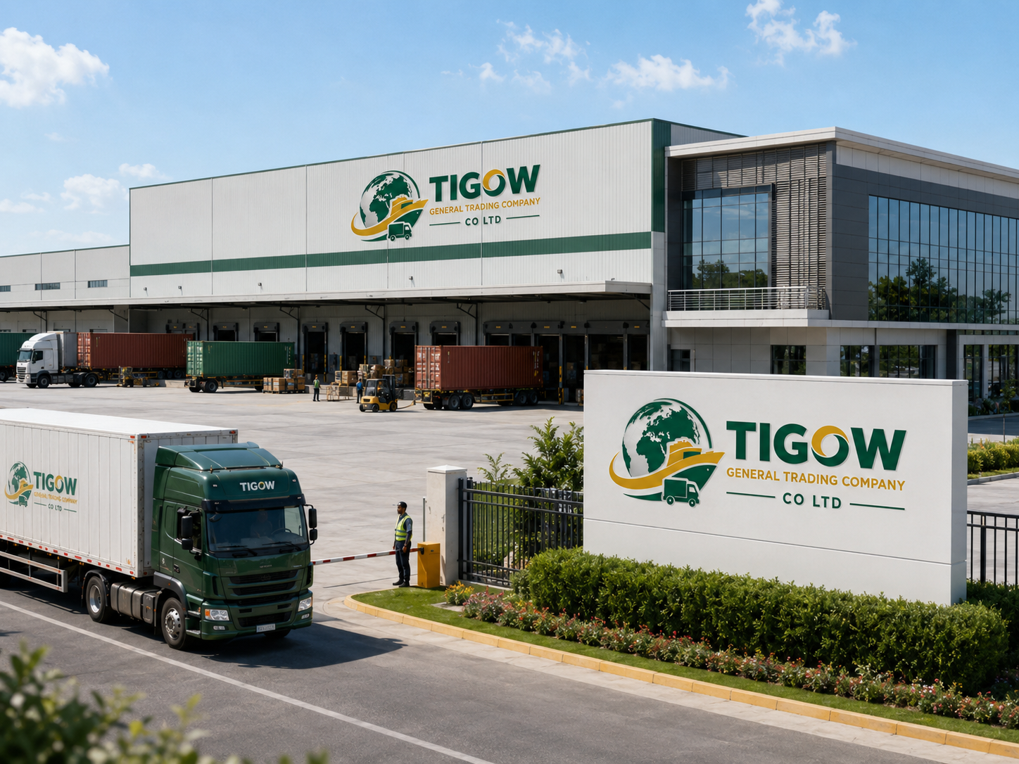 Move goods from China.